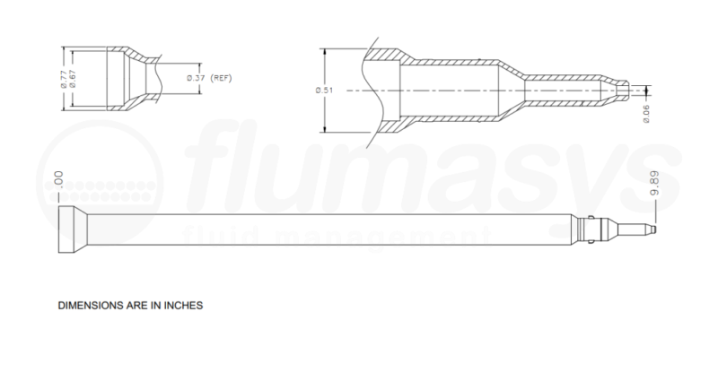 7700920_Nordson_EFD_160-824AA-2_TAH_static_mixer_drawing